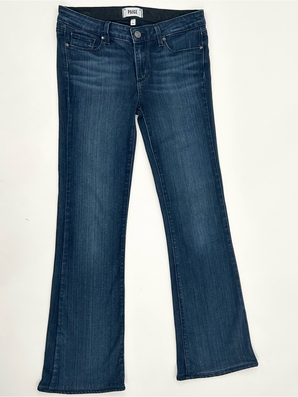 PAIGE Skyline Boot Jeans Women’s 28 Dark Wash Transcend Stretch Denim